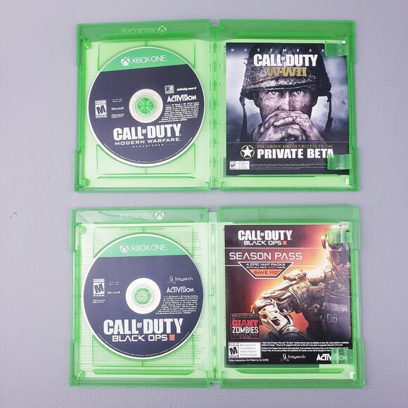 Call Of Duty Lot - Black Ops 3, Modern Warfare Remastered - Microsoft Xbox One - Picture 4 of 9